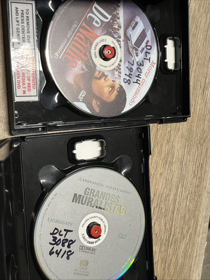 3 Spanish Movie dvd Grandes Muralistas y De Nadie, Ahí está el comedian