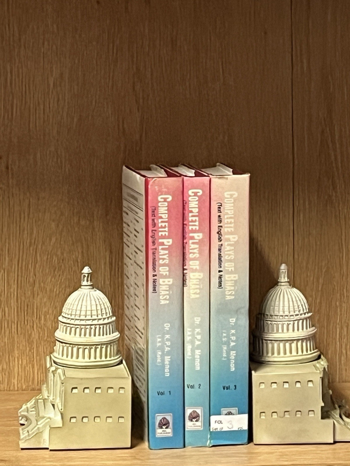 Complete Plays Of Bhasa 3 Volume Set By Dr Menon