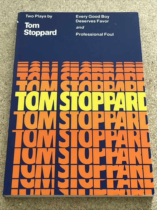 Two Play 1st Ed Tom Stoppard; Every Good Boy Deserves Favor & Professional Foul