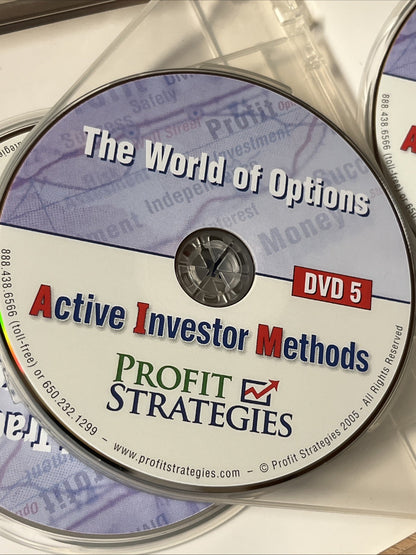 Profit Strategies: Active Investor Methods. Home Study Course 4book + 6 DVD +8CD