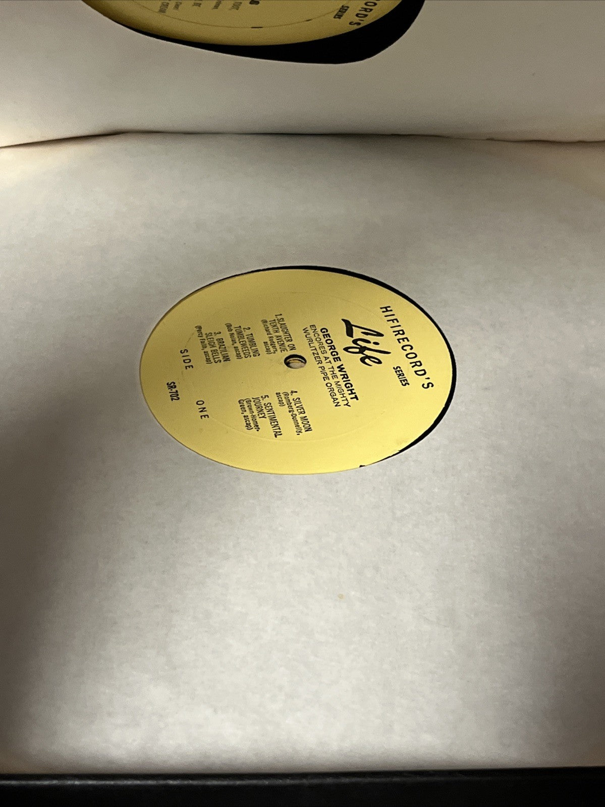 Organ Spectacular in Stereo George Wright Vinyl