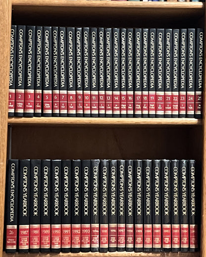 Compton's Encyclopedia Complete Set Volumes 1 - 26 & Yearbook of 1987 To 2005