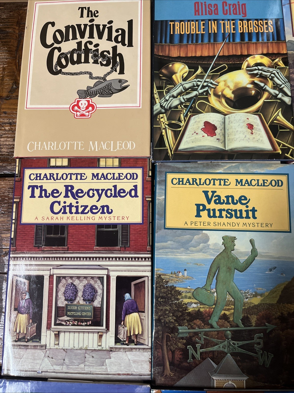 charlotte macleod lot Mystery Novels,12 Hardcover Book Lot