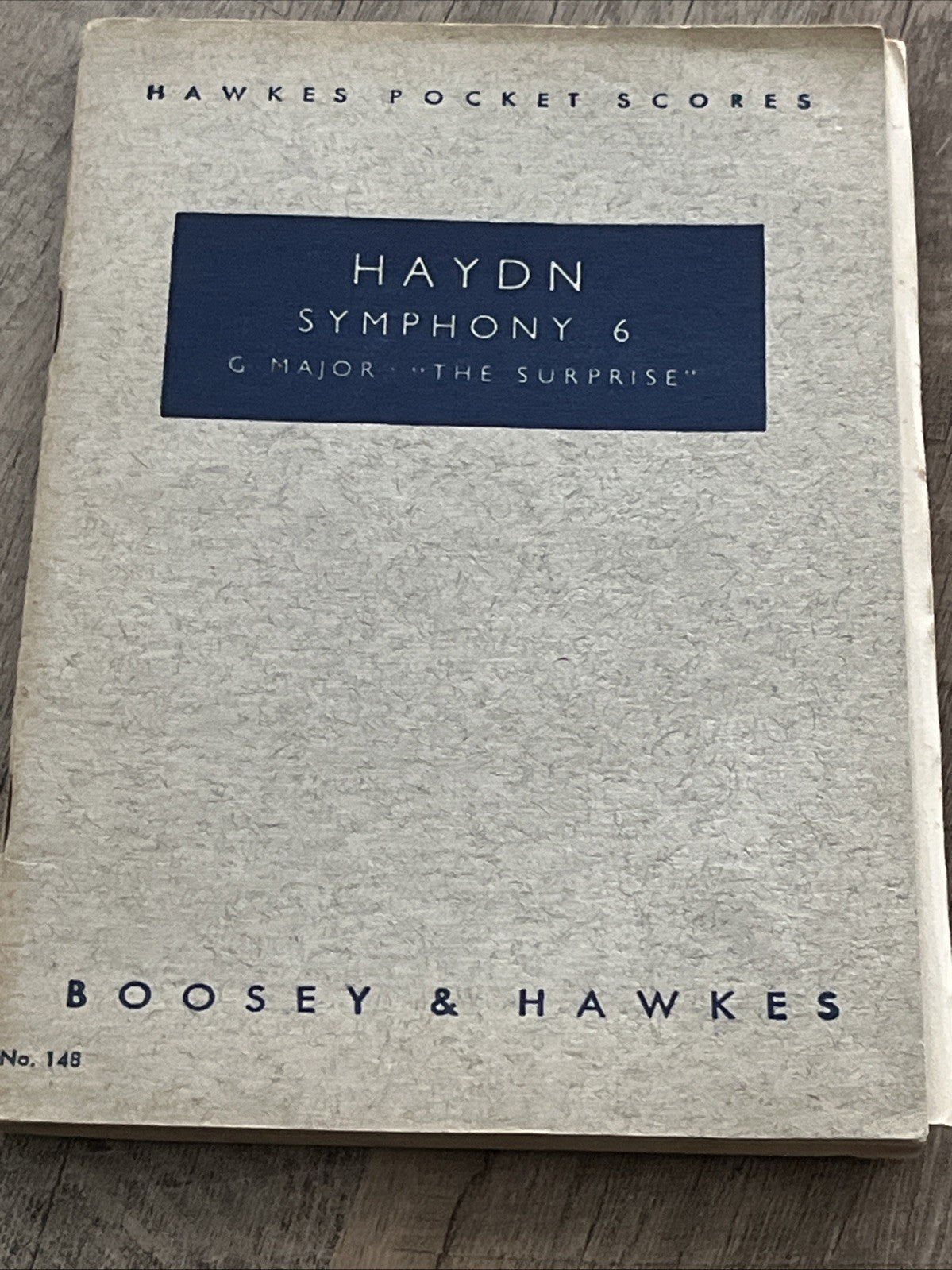 Hawkes Pocket Scores Haydn Symphony 6, No 148 Orchestra Music Book 1921