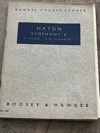 Hawkes Pocket Scores Haydn Symphony 6, No 148 Orchestra Music Book 1921