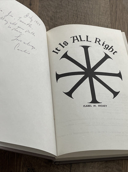 It Is All Right By Isabel M Hickey 8th Print 1988 Occult Horoscope Zodiac