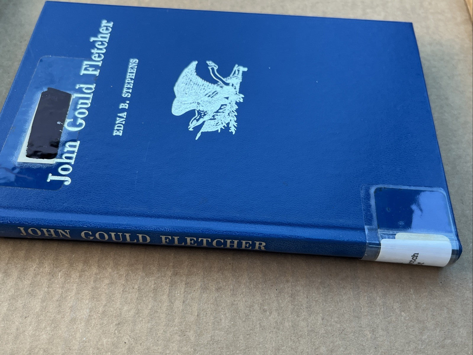 John Gould Fletcher ~ Edna B. Stephens ~ 1967 Hardcover, Twayne Pub.
