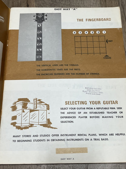 Mel Bay's New Easy Way To Guitar Sheet Music Book A MB93194 For Individual Group