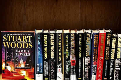 Stuart Woods Book Lot Hardcover Lot of 14 Family Jewel, Orchid Blue, Unbound…