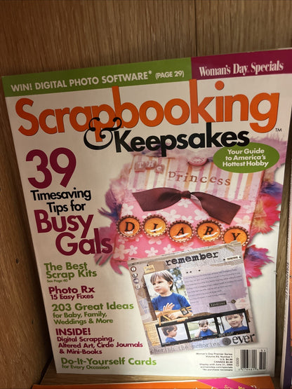 Children Magazine Scrapbooks etc Magazine 6 Lot  2006 Better Homes & Gardens Cre