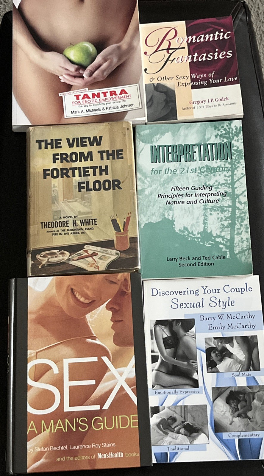 Lot of 2 Novels Plus 4 Sexual Style Fantasies Guides Romantic Books