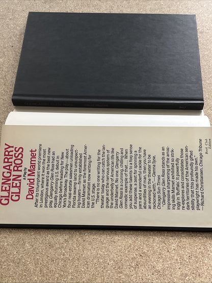 Glengarry Glen Ross A Play by David Mamet (1983, Hardcover)