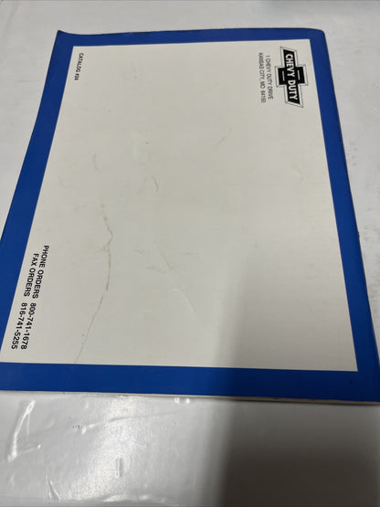 2000 CHEVY DUTY Complete Line Of Parts For 1947-54 Chevy & GMC Pickup Catalog#24