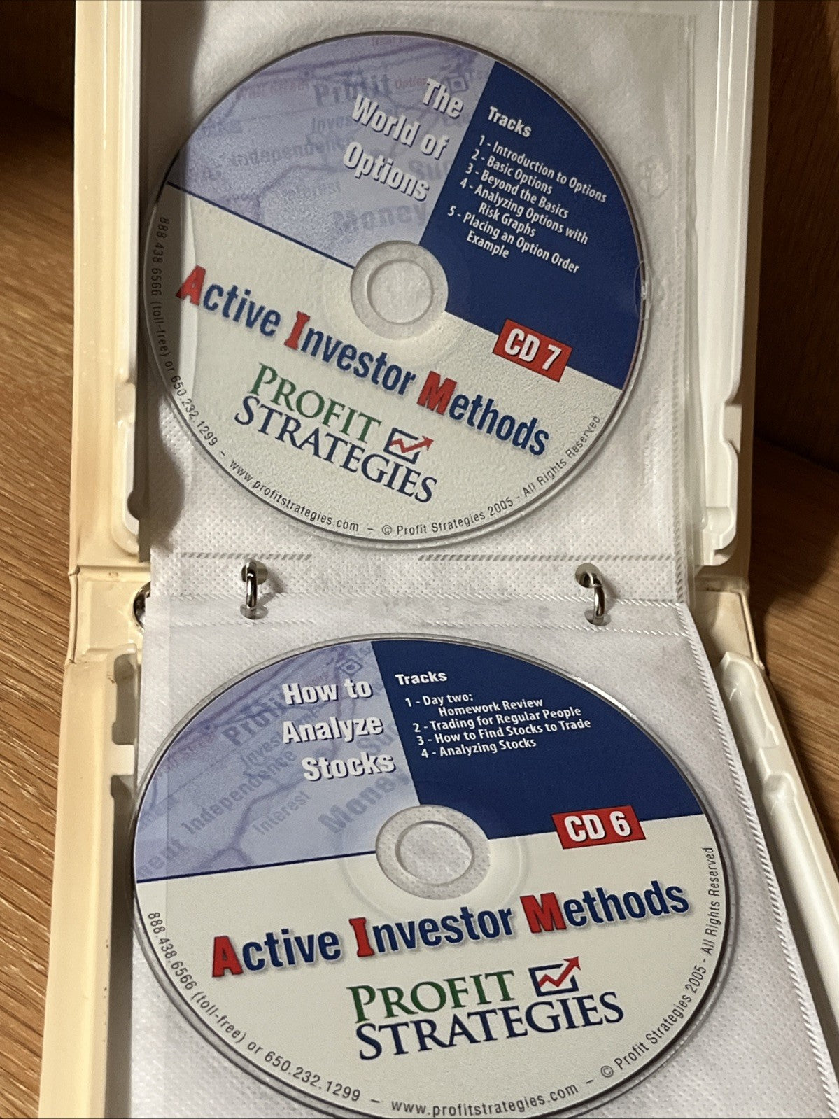 Profit Strategies: Active Investor Methods. Home Study Course 4book + 6 DVD +8CD