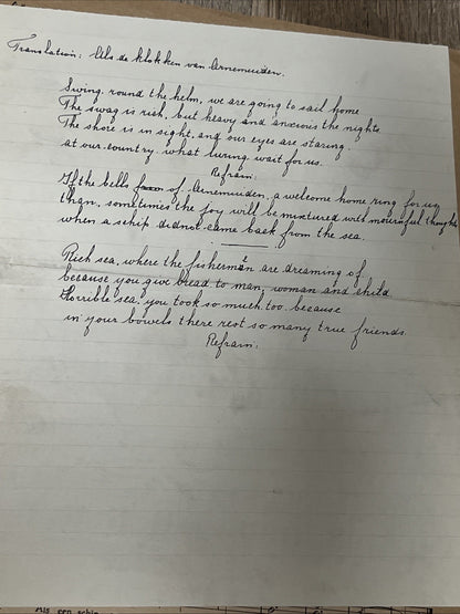 ALS DE KLOK VAN ARNEMUIDEN Walglied 1948