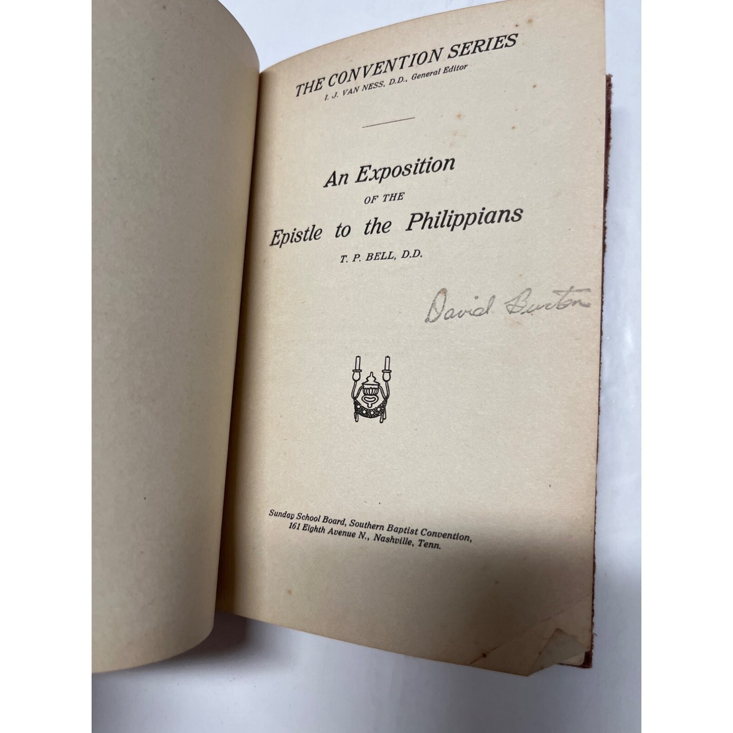An Exposition of the Epistle to Philippians 1917 vintage book T.P. Bell