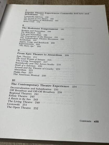 The essential theatre 4th Edition by Oscar G. Brockett 1988