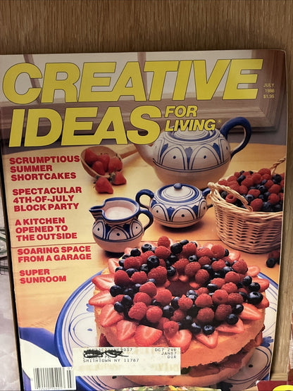 Lot of 5 Creative Ideas For Living Magazine1986/ 1988