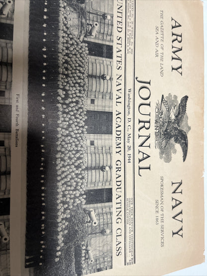 Army Navy Journal Washington DC Vol. 81, No 38, May 20, (1944)