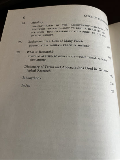 KNOW YOUR ANCESTORS  A Guide to Genealogical Research 1966 by Ethel W. Williams