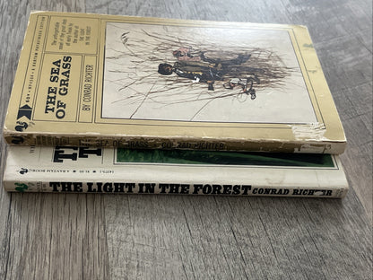 Conrad Richter books the light in the forest And The Sea Of Grass