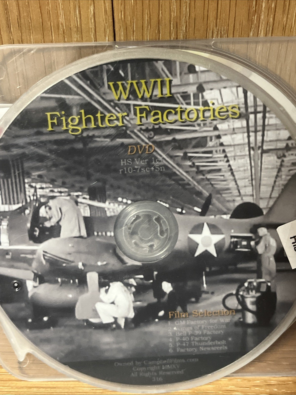 WW2 DVD’s Set of 5 - Bomber Factory | Airborne Gliders 82ns & 101st / XB-70 Volk