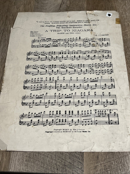 Vintage Old Cathedral Chime| The Flatterer | L. Van BEETHOVEN 1894| 1904 & 1908
