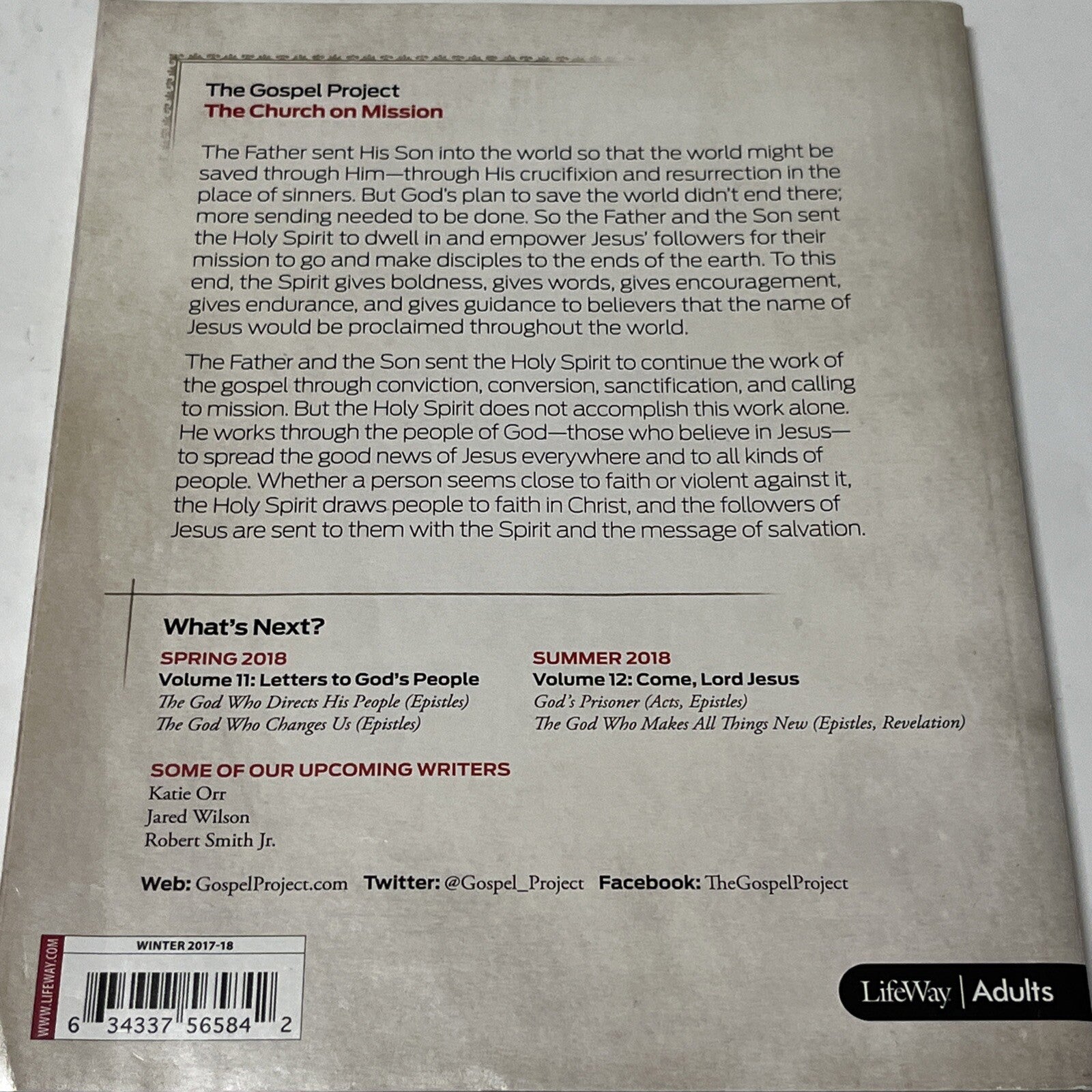 The Gospel Project Chronology The Church On Mission Personal Study Guide Vol 10