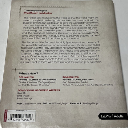 The Gospel Project Chronology The Church On Mission Personal Study Guide Vol 10