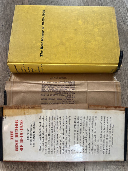 The Best Humor of 1949-1950 First Editionby Louis Untermeyer and Ralph E. Shikes