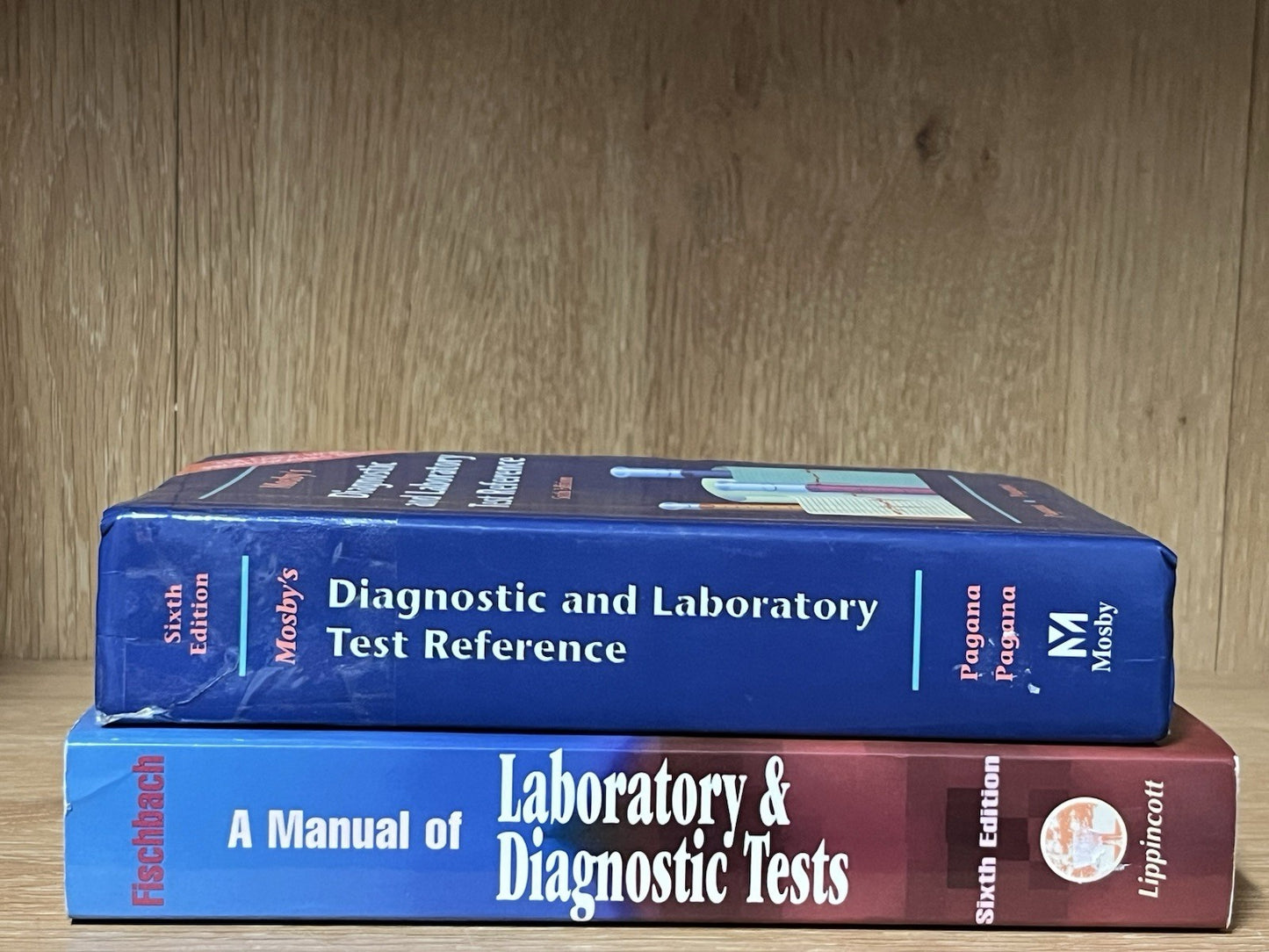 Lot of 2 A Manual of Laboratory and Diagnostic Tests 6th Ed Fischbach, Mosby’s