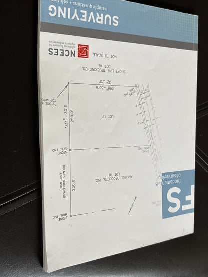 NCEES Fundamentals of Surveying Sample Questions and Solutions