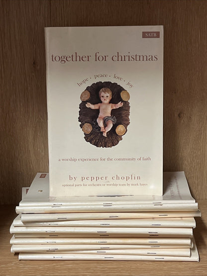 Lot of 10 Together for Christmas A Worship Experience for the Community of Faith