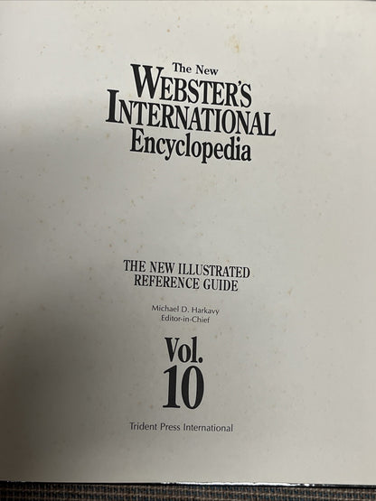 The New Webster’s International Encyclopedia The New Illustrated Ref Vol 1 - 10