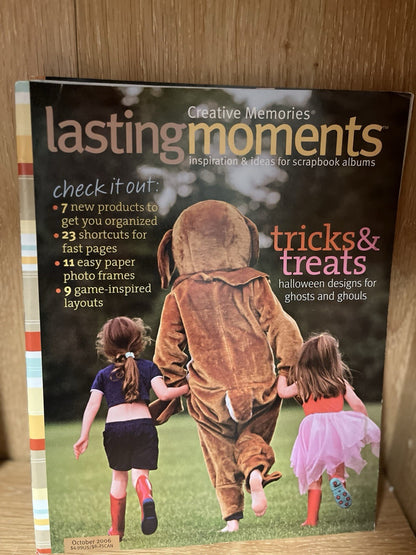 7Pc Creative Memories Lasting Moments Magazine 2006/2007/2008/Ap/Jun/Aug/Oct/Dec