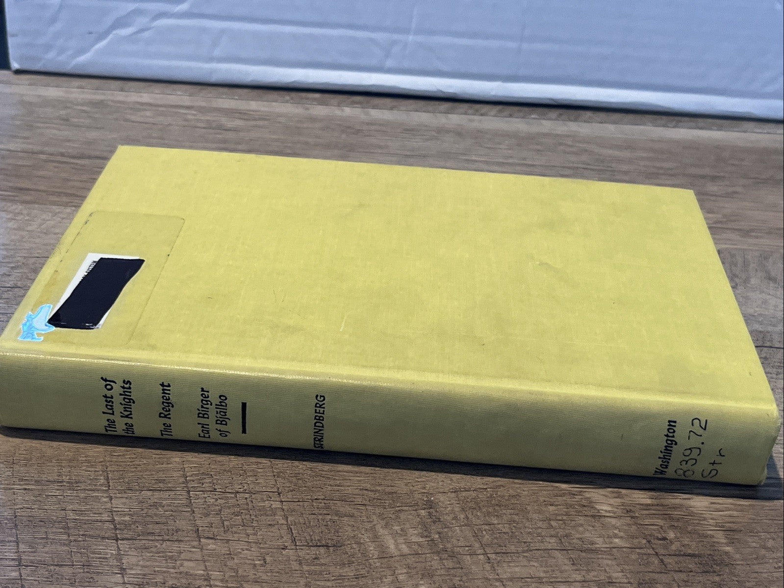 august strindberg book The Last of the Knights The Regent Earl Birger of Bjalbo