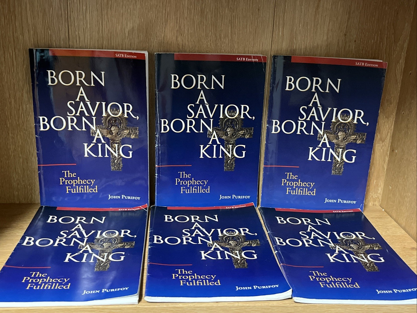 8pc Born A Savior, Born a King The Prophecy Fulfilled SATB Edition John Purifoy