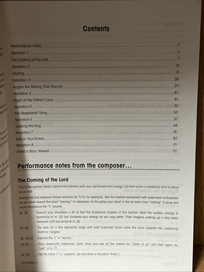 24 Pc Night of the Father's Love SATB: The Awe and Mystery of God with Us Pepper