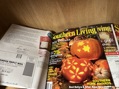 2008 southern living magazine lot  of 4 Holiday Halloween Cookies Desert Recipe