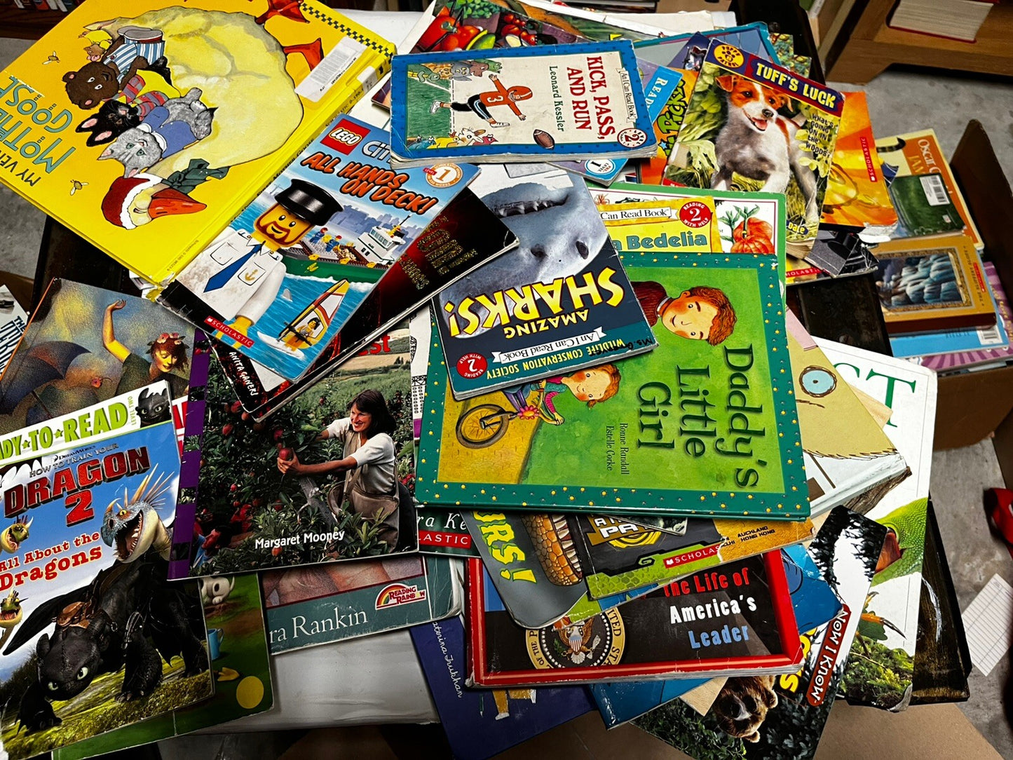 Bulk Lot of 20 Children's Paperback Picture Books Random Mix - acceptable