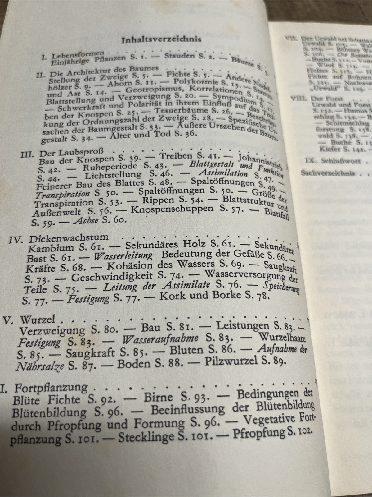 Verstandliche Wissenschaft L. Jost. F. Overbeck Baum Und Wald 1952
