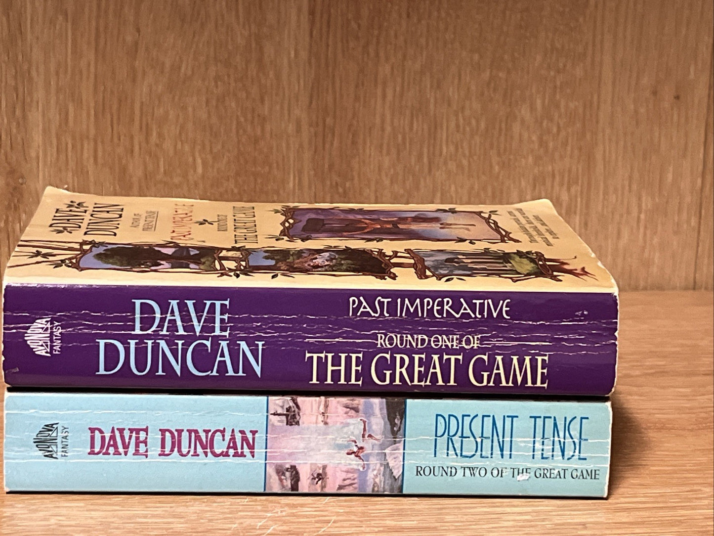 Dave Duncan Lot of 2 Present Tense $ Past Imperative Round 1 & 2 Of Great Game