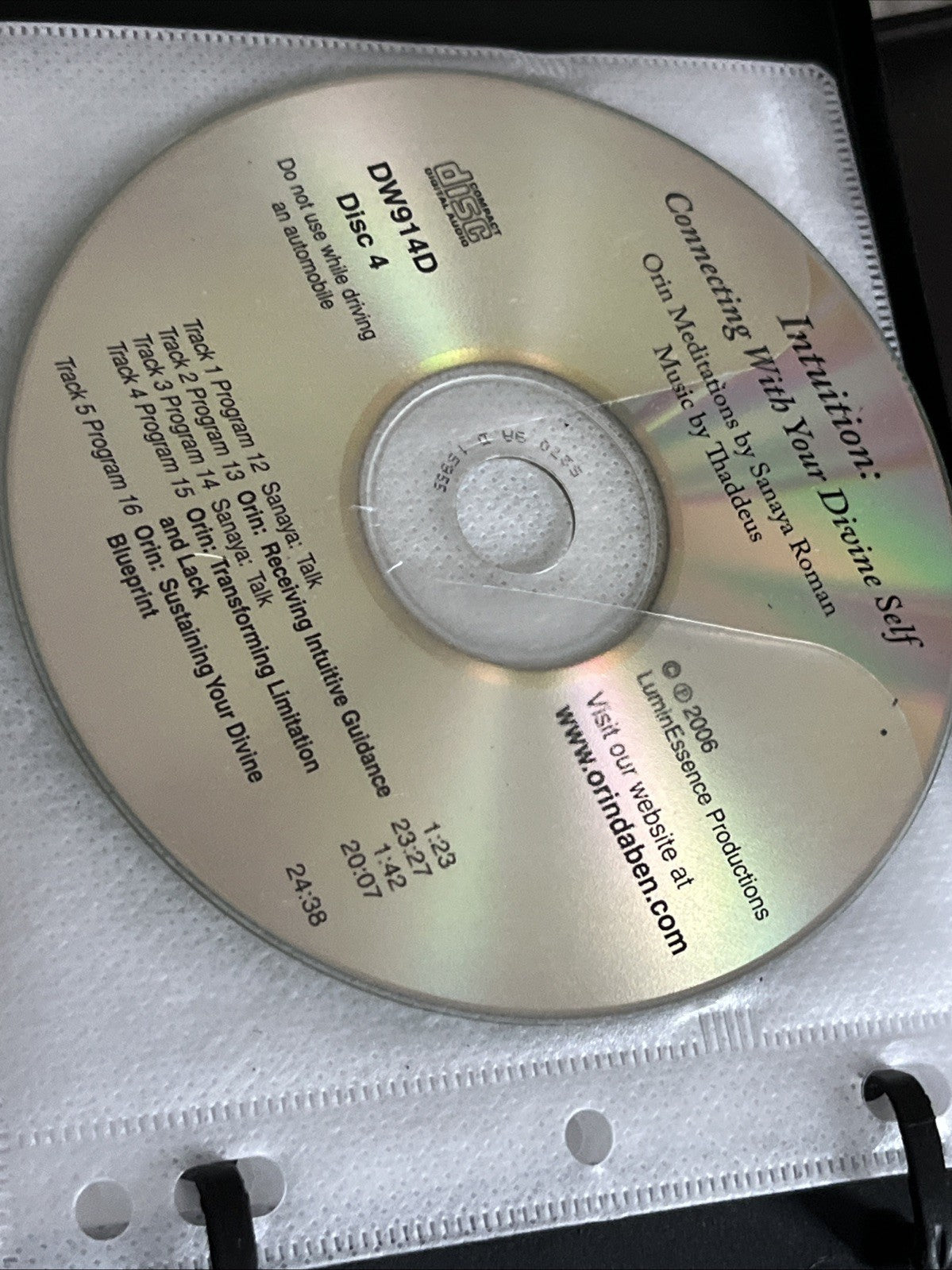 Intuition: Connecting with Your Divine Self. Awakening Your Natural ..4 CD