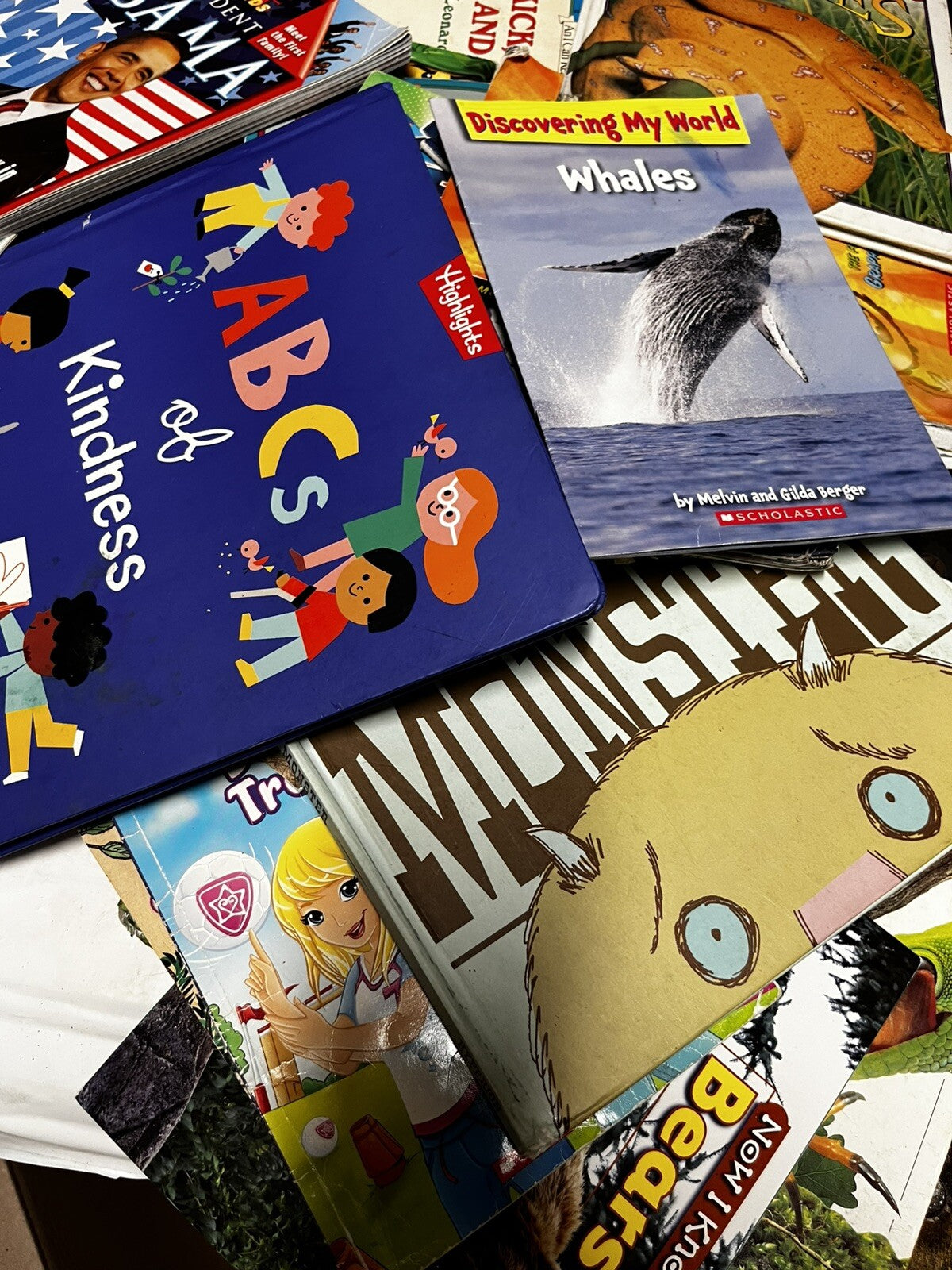 Bulk Lot of 20 Children's Paperback Picture Books Random Mix - acceptable