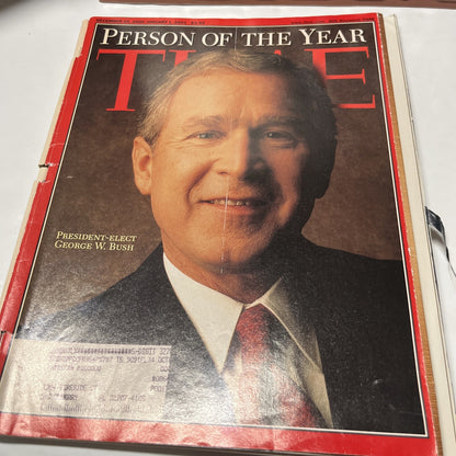 Time Magazine December 25, 2000 / January 1, 2001 Person of the Year George Bush