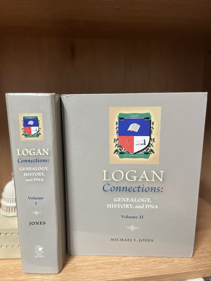 Logan Connections Genealogy,History and DNA Volume I and 2 Sets