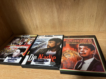 3 Spanish Movie dvd Grandes Muralistas y De Nadie, Ahí está el comedian