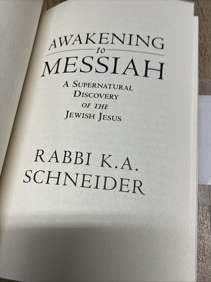 Rabbi K.A Schneider AWAKENING to MESSIAH & Isaiah Reveals The Messiah Audio Cd