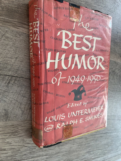 The Best Humor of 1949-1950 First Editionby Louis Untermeyer and Ralph E. Shikes