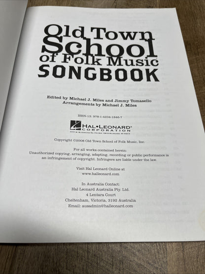 Old Town School of Folk Music Songbook: 50th Anniversary Edition Lead Sheets